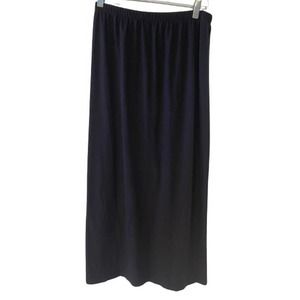 Nanello Black Long Skirt Small